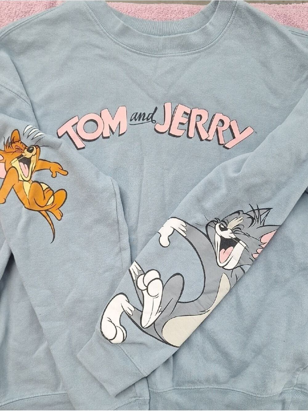 Tom and Jerry Sweatshirt Women's Large